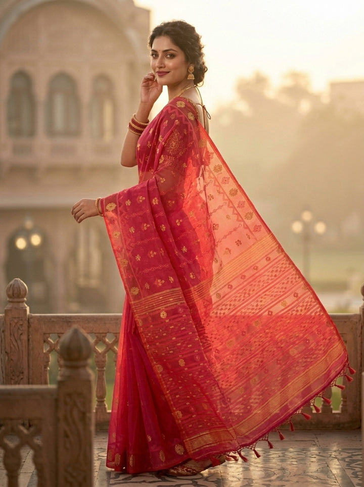 Nabanita Bengal Jamdani Saree