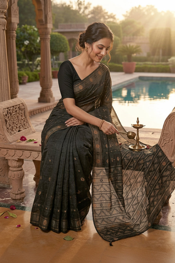 Nabanita Bengal Jamdani Saree