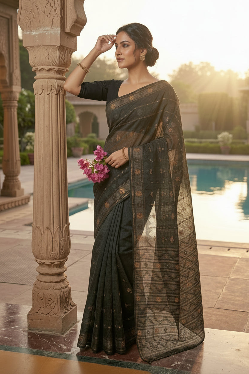 Nabanita Bengal Jamdani Saree