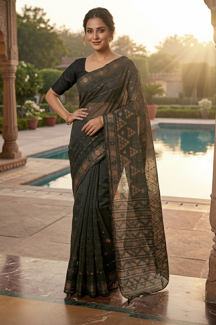 Nabanita Bengal Jamdani Saree