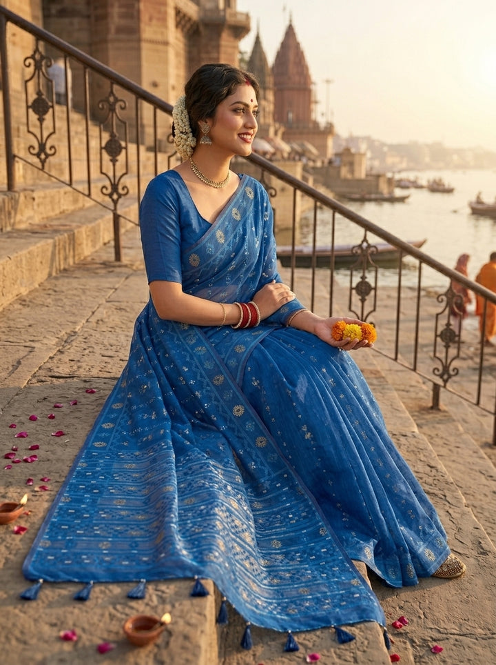 Nabanita Bengal Jamdani Saree