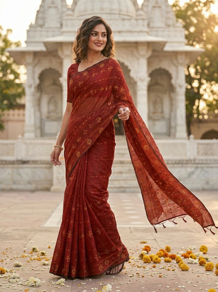 Nabanita Bengal Jamdani Saree