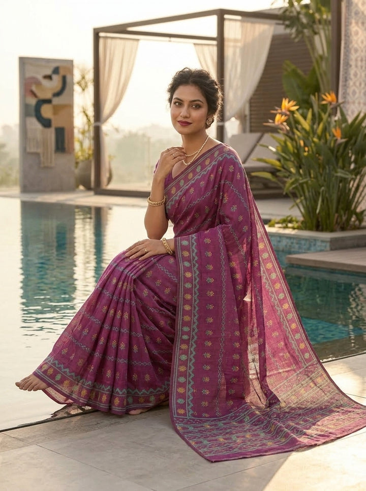 Nabanita Bengal Jamdani Saree