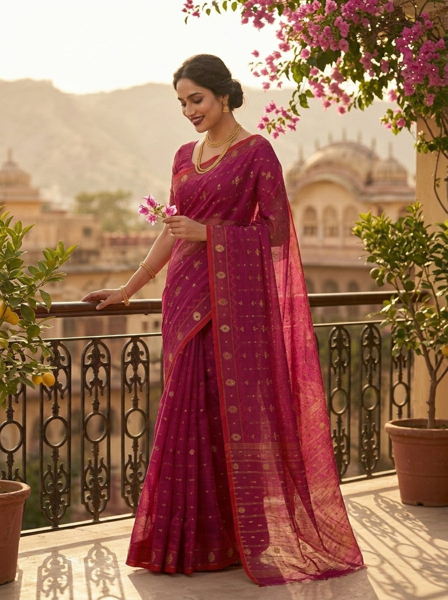 Nabanita Bengal Jamdani Saree