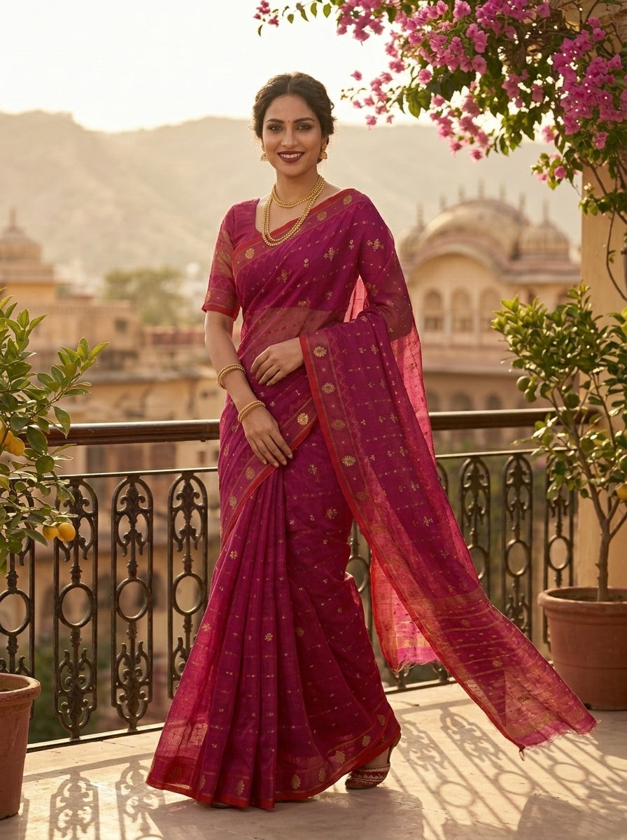 Nabanita Bengal Jamdani Saree