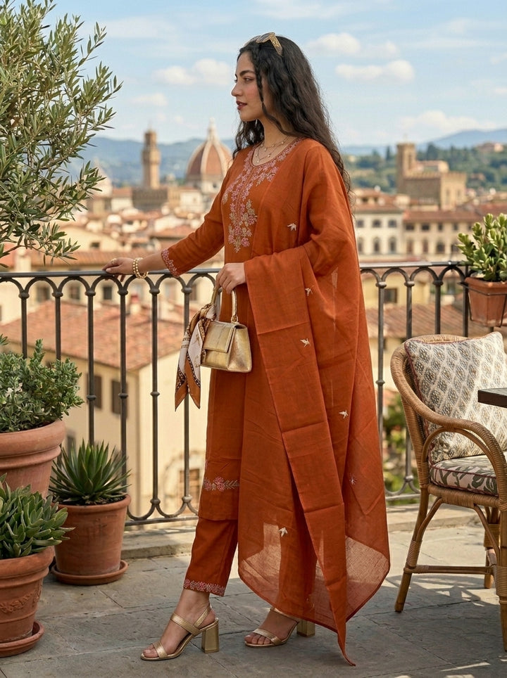 Tanurika Cotton(Kurti Set)