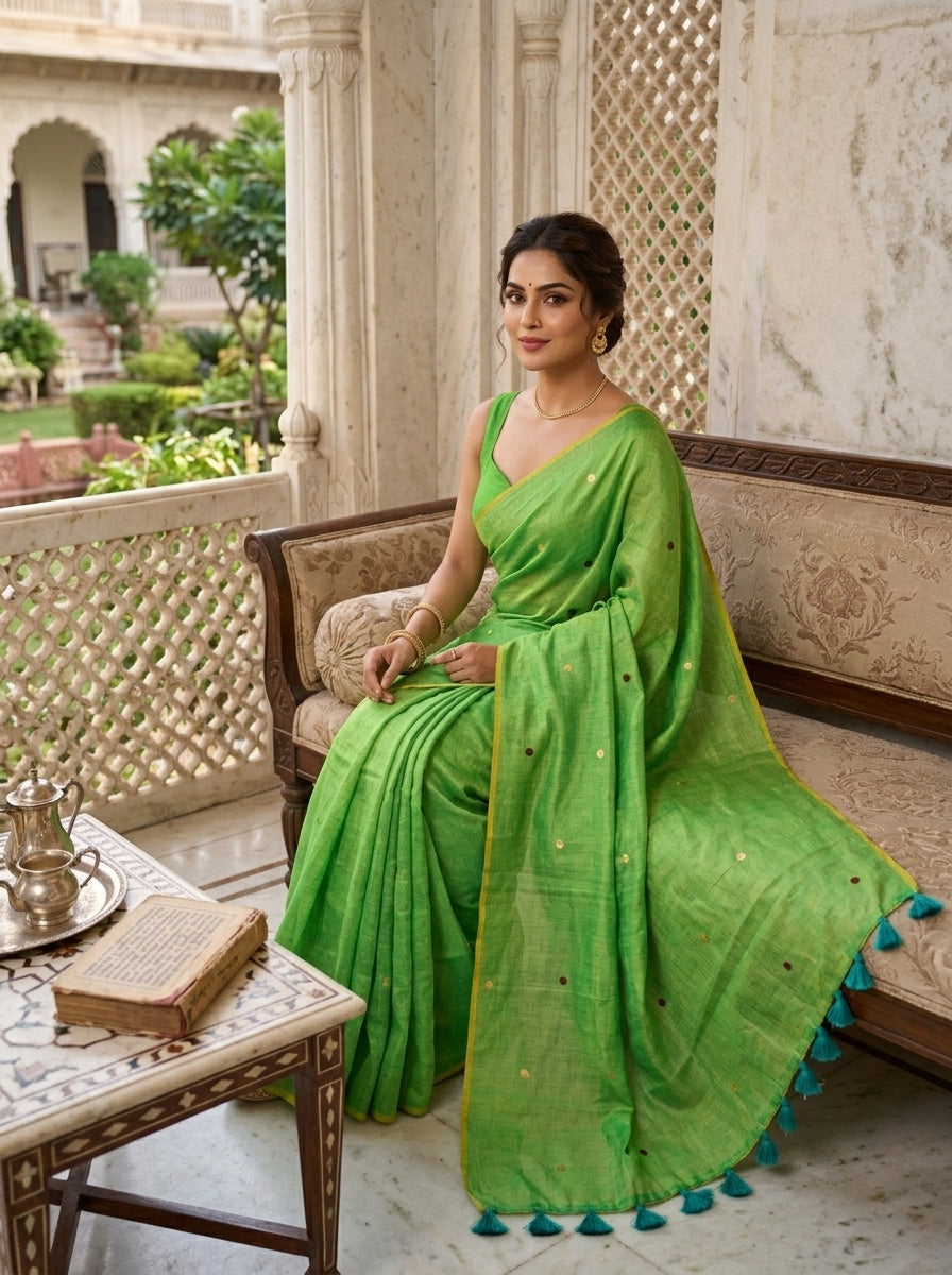 Mohini Tissu Cotton Saree