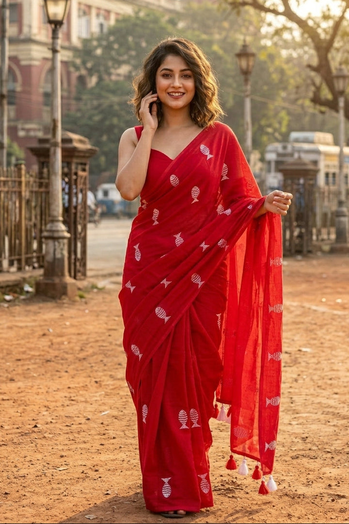 Sagarika Mul Cotton Saree
