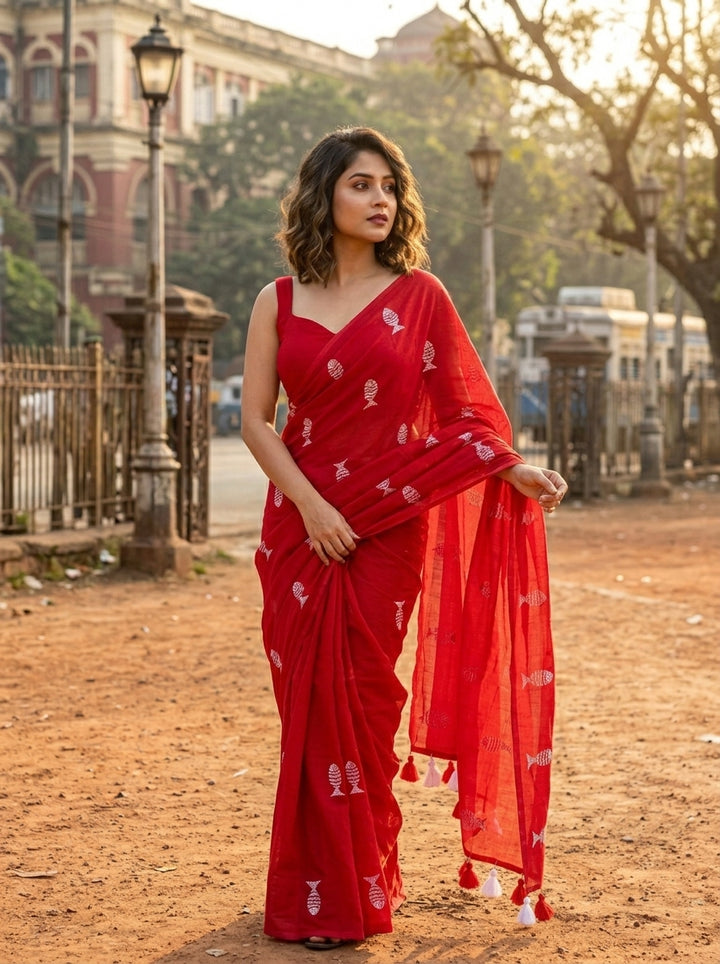 Sagarika Mul Cotton Saree