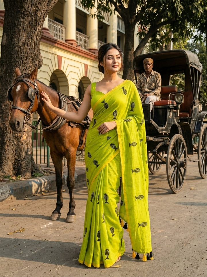 Sagarika Mul Cotton Saree