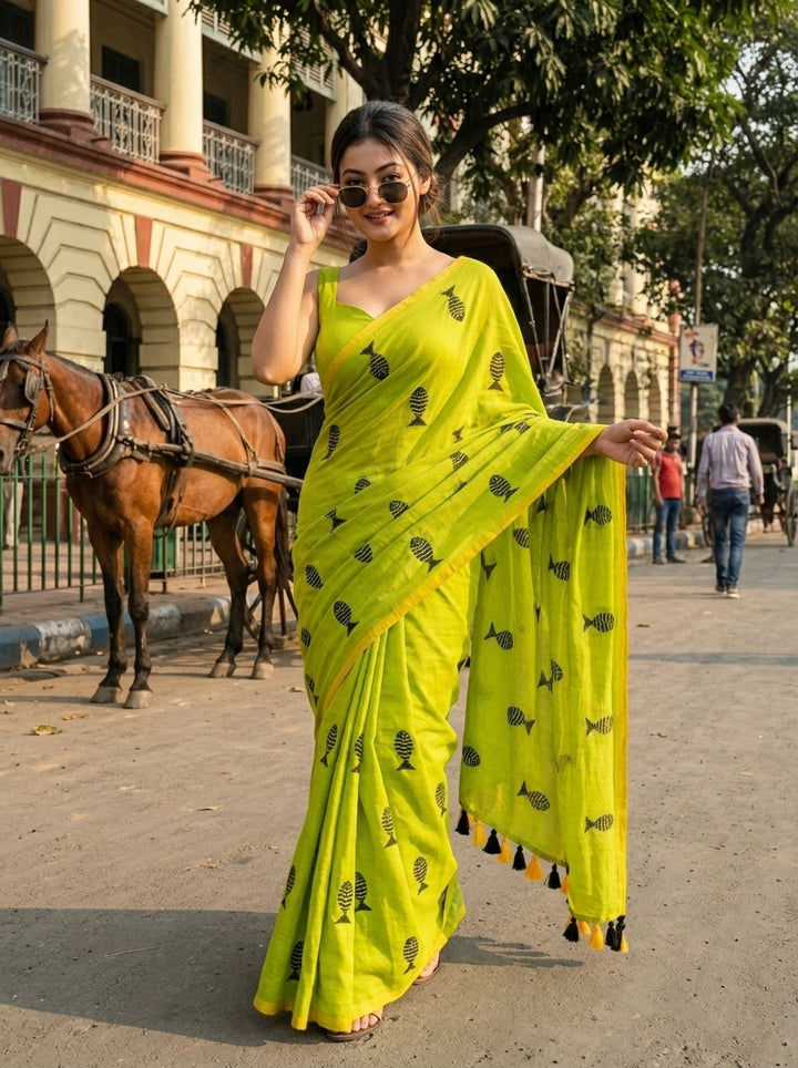 Sagarika Mul Cotton Saree