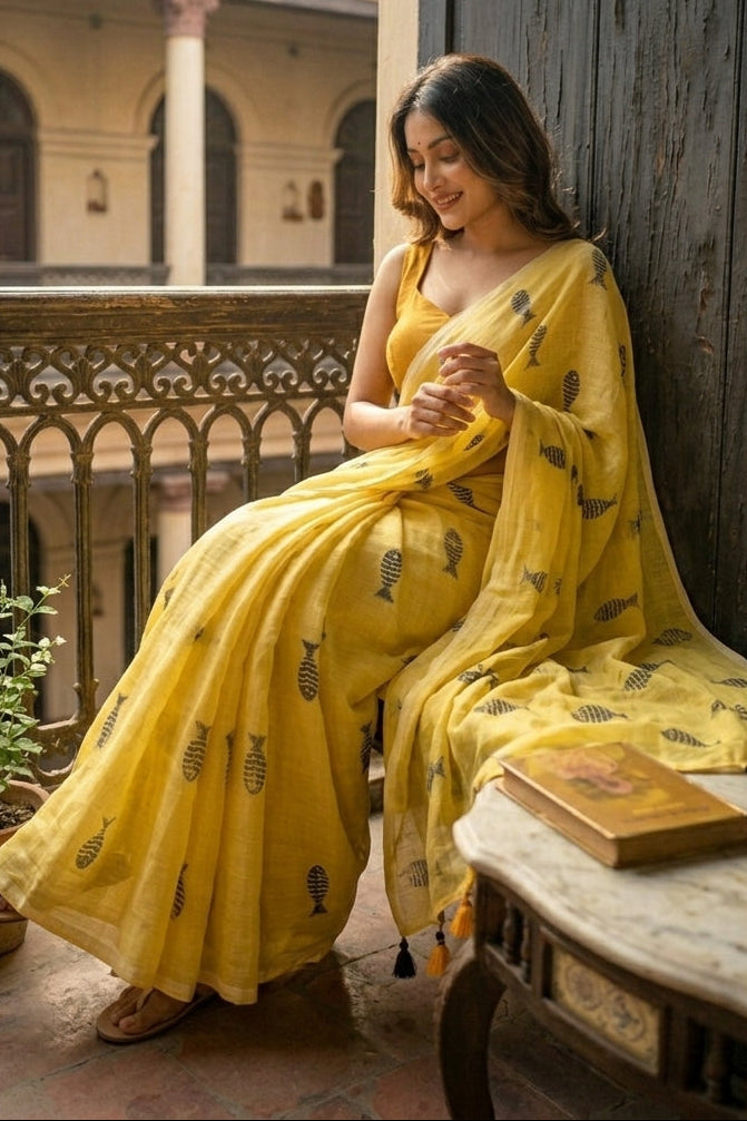 Sagarika Mul Cotton Saree
