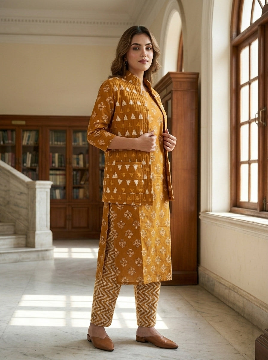 As Warm As a Hug - Winter Special Kurti Set
