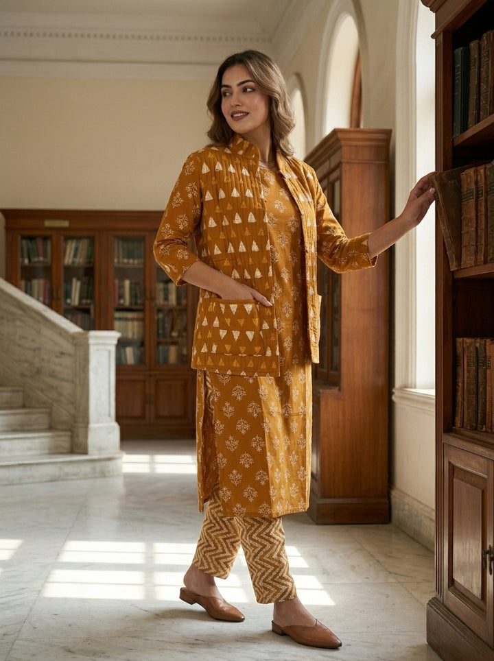 As Warm As a Hug - Winter Special Kurti Set