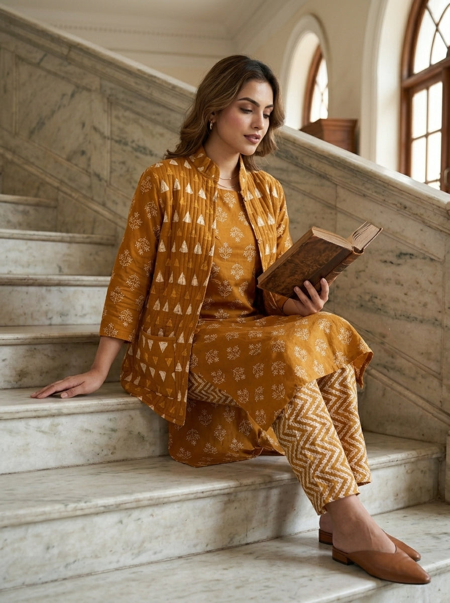 As Warm As a Hug - Winter Special Kurti Set
