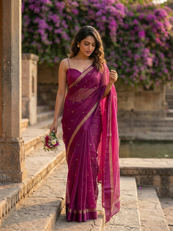 Amazing Chronicles Georgette Silk Saree