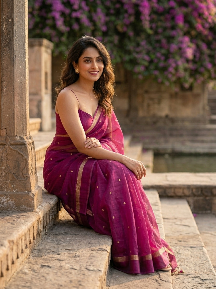 Amazing Chronicles Georgette Silk Saree