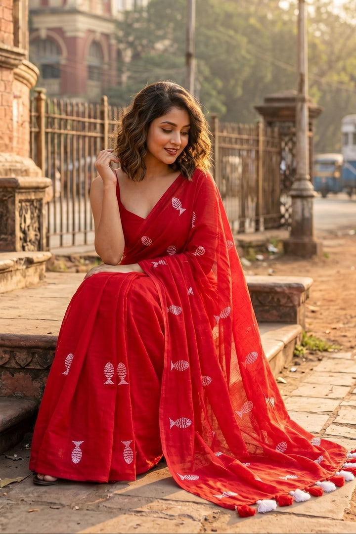 Sagarika Mul Cotton Saree
