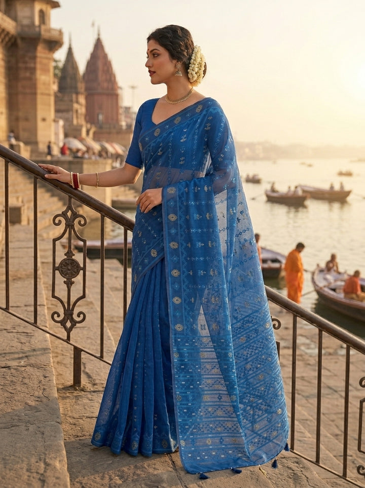 Nabanita Bengal Jamdani Saree