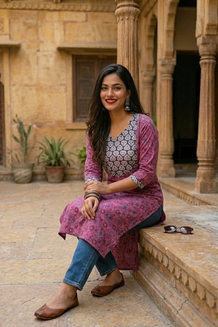 Rossy Touch Cotton Kurti