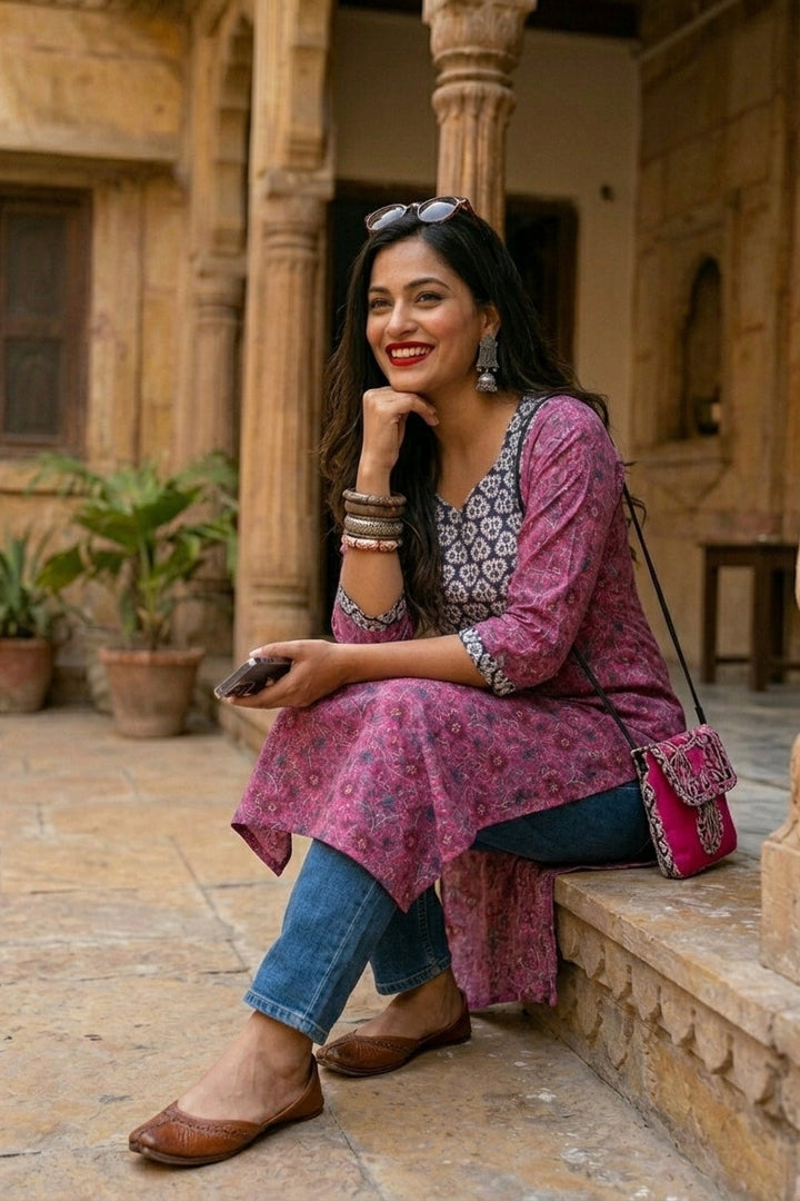 Rossy Touch Cotton Kurti