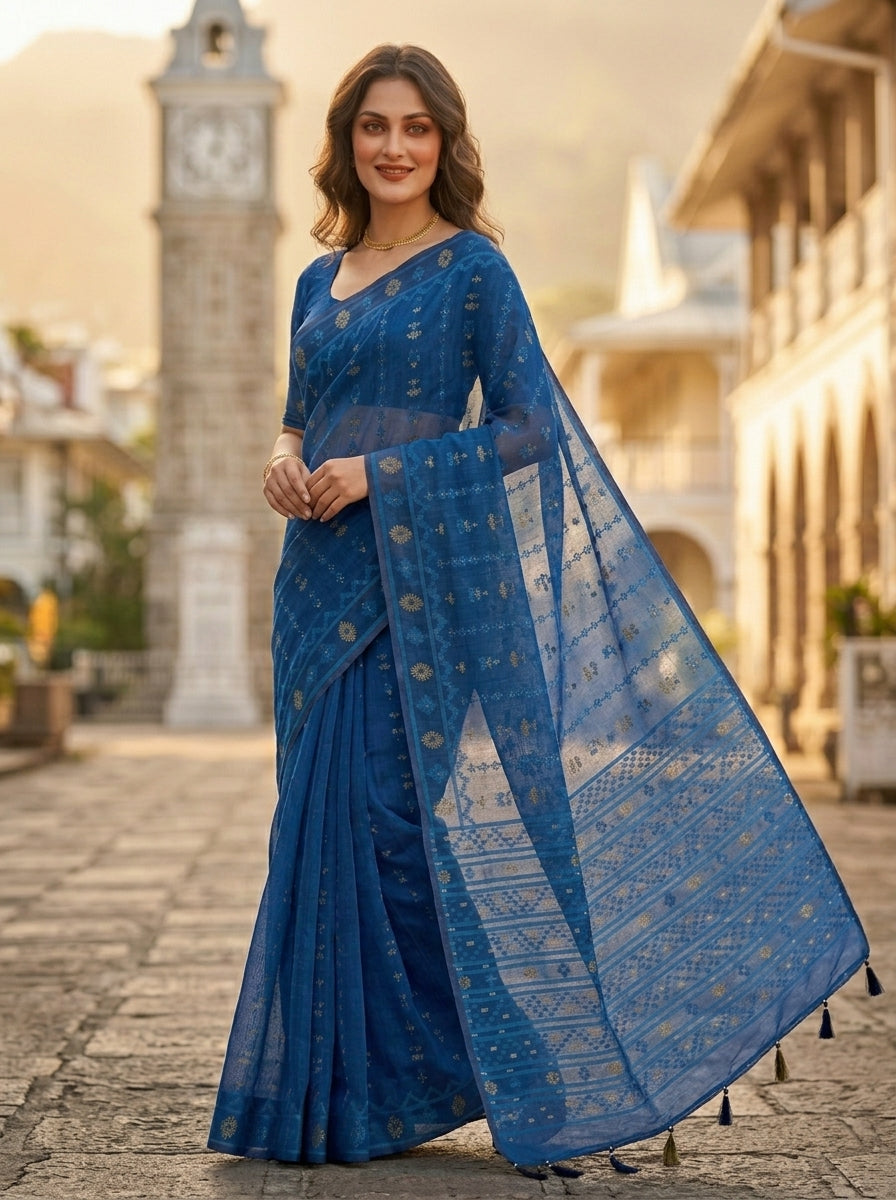 Nabanita Bengal Jamdani Saree
