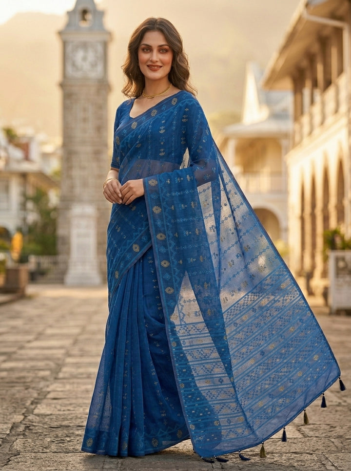 Nabanita Bengal Jamdani Saree