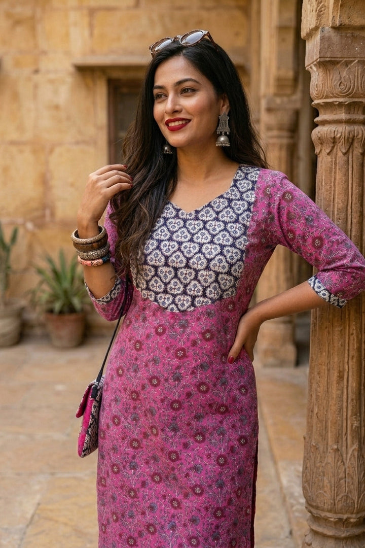 Rossy Touch Cotton Kurti