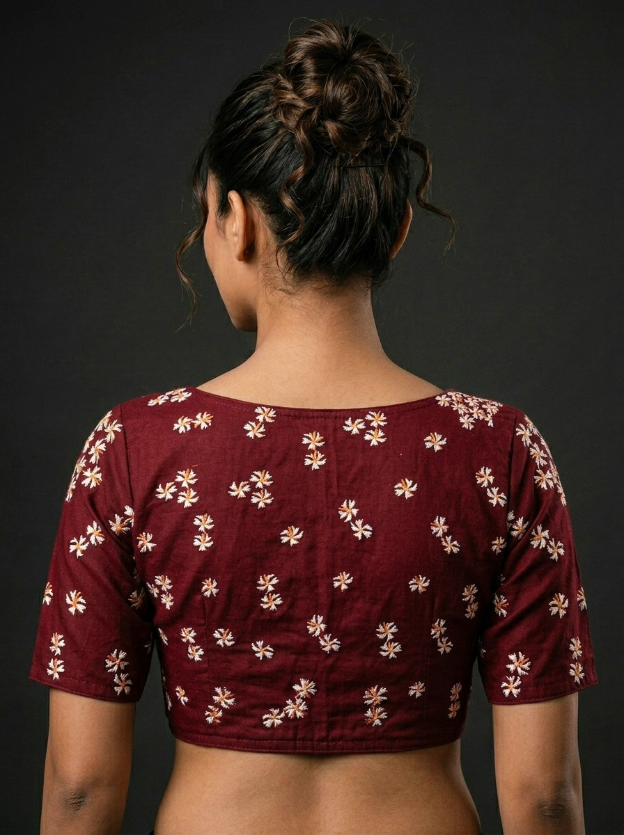 Shiuli Flower Designer Blouse