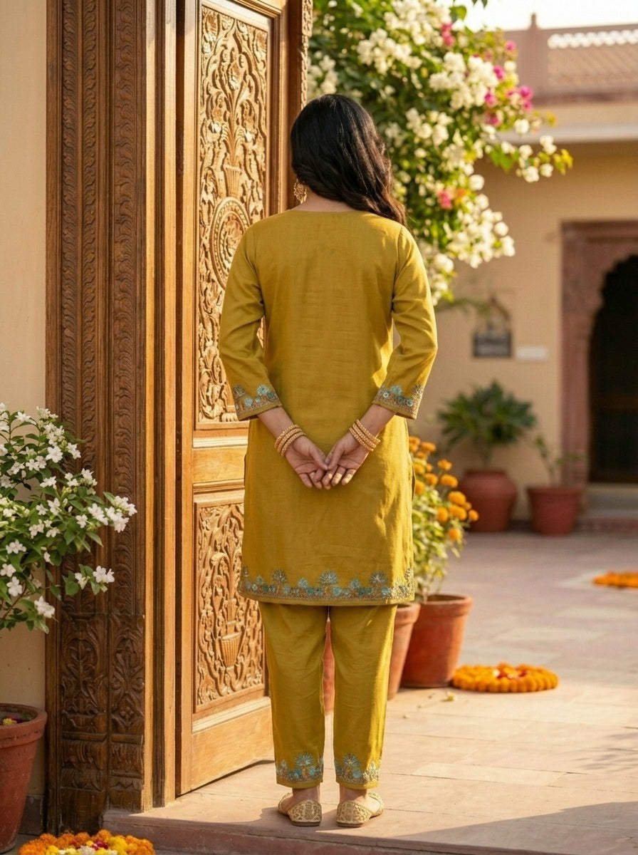 Heaven Like Kashmir - Special Kurti With Pant