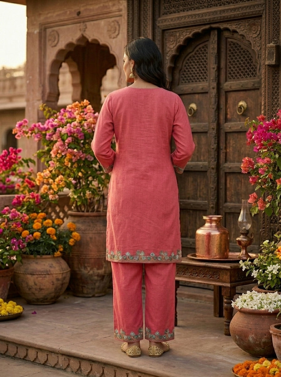 Heaven Like Kashmir - Special Kurti With Pant