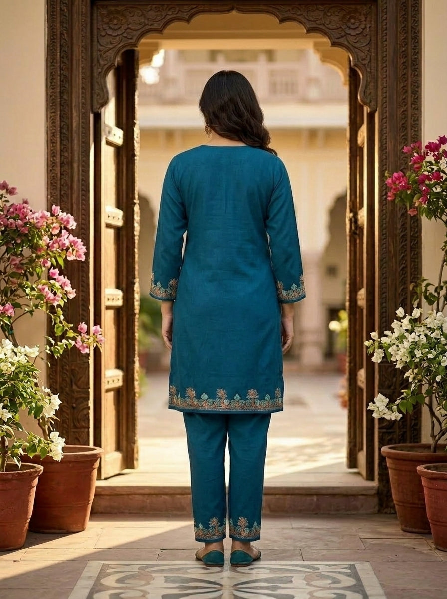 Heaven Like Kashmir - Special Kurti With Pant