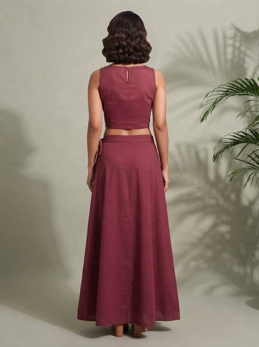 The Comfort Layer - Underskirt (Petticoat) Claret Color