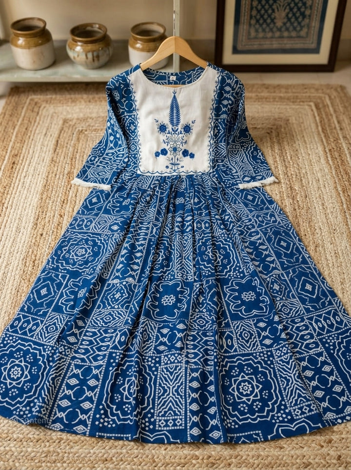 The Boho Bluebell Midi Dress