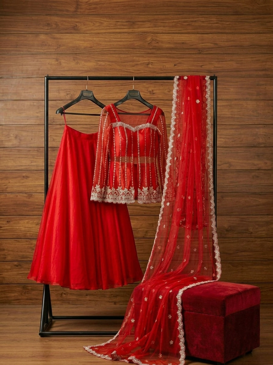 Crystal Radiance Designer Sharara Set