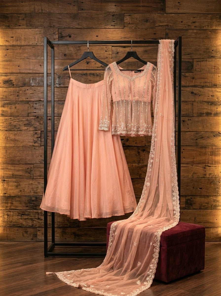 Crystal Radiance Designer Sharara Set