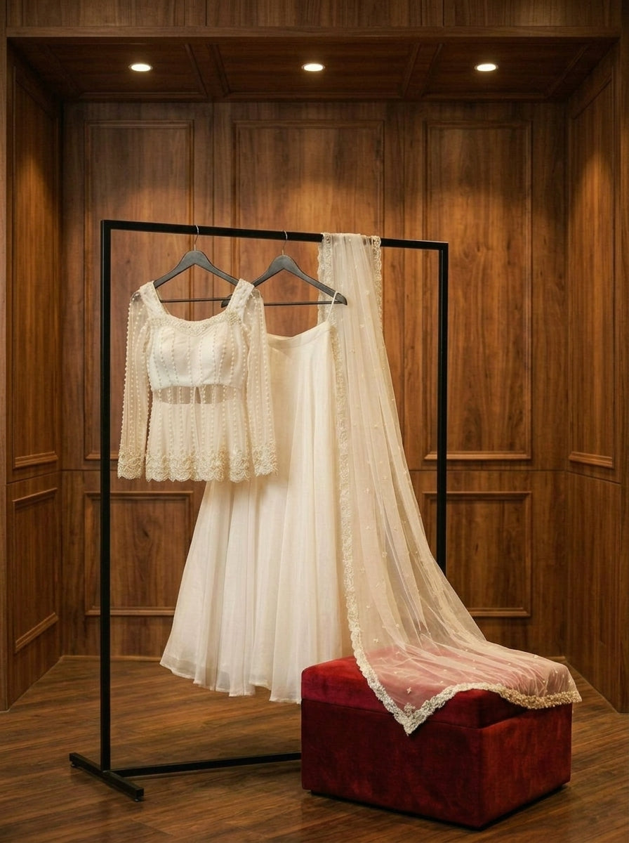 Crystal Radiance Designer Sharara Set