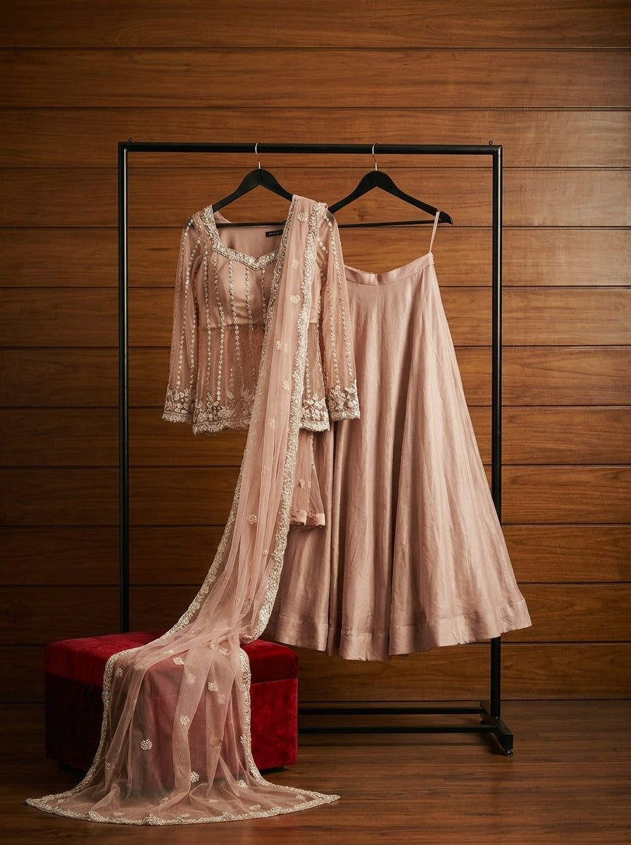 Crystal Radiance Designer Sharara Set