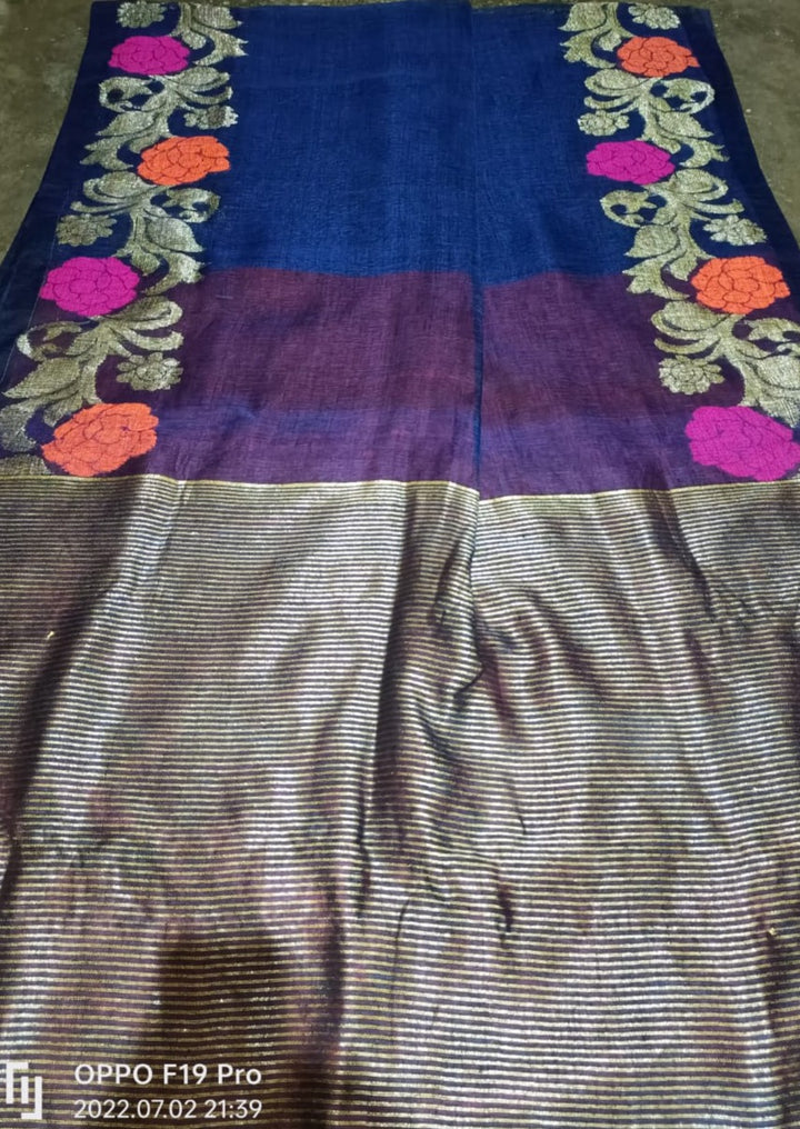 Golap Linen Jamdani Saree