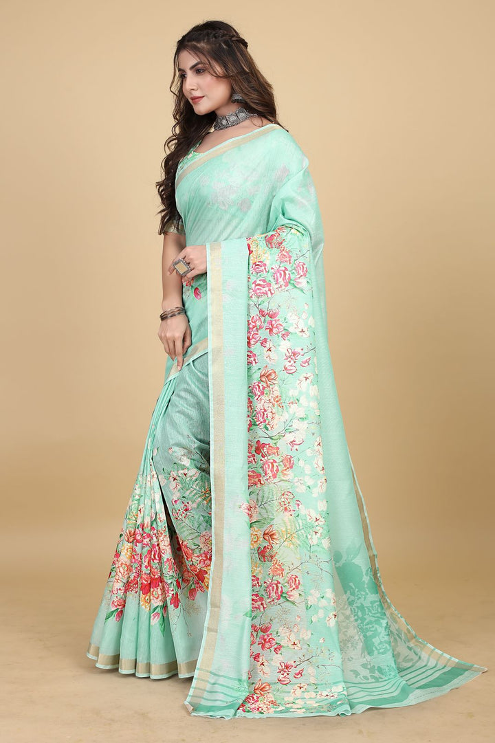 Meadow of Roses Fancy Chanderi Saree