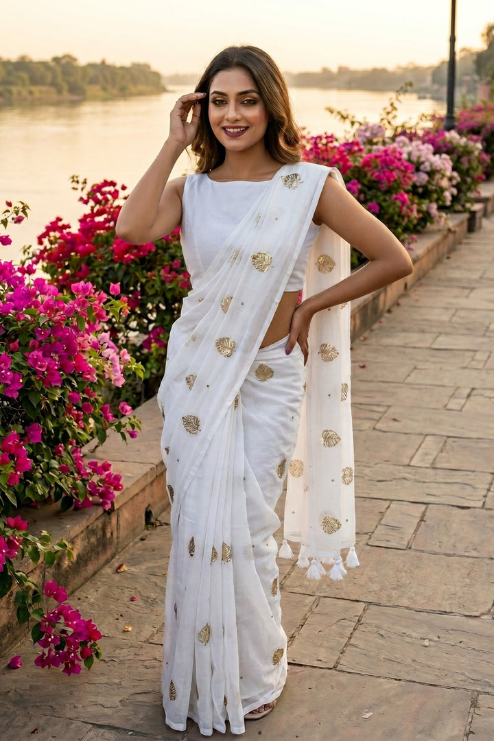 Bosonto Bilash Mul Cotton Saree