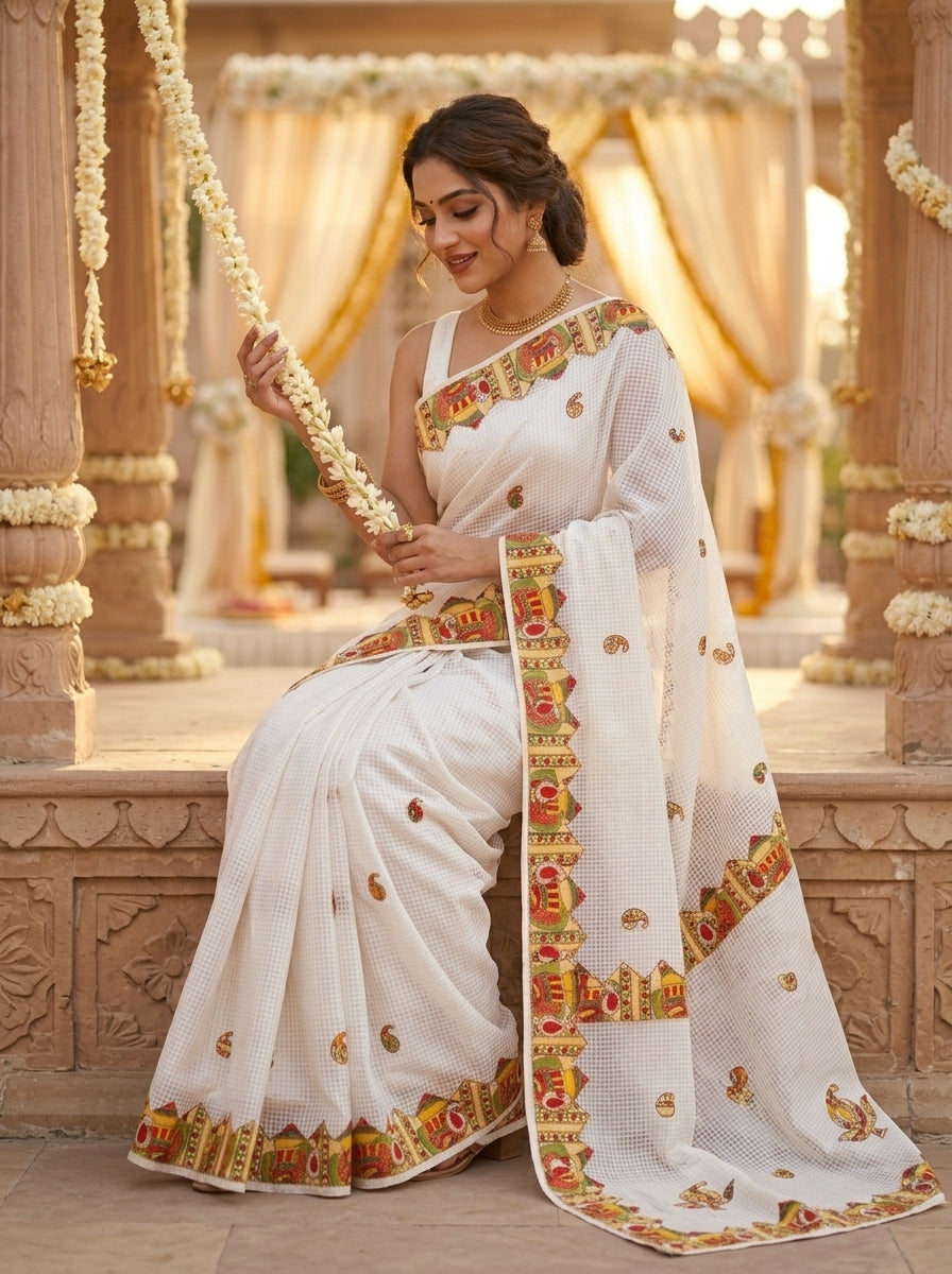Canvas of Heritage Kota Saree