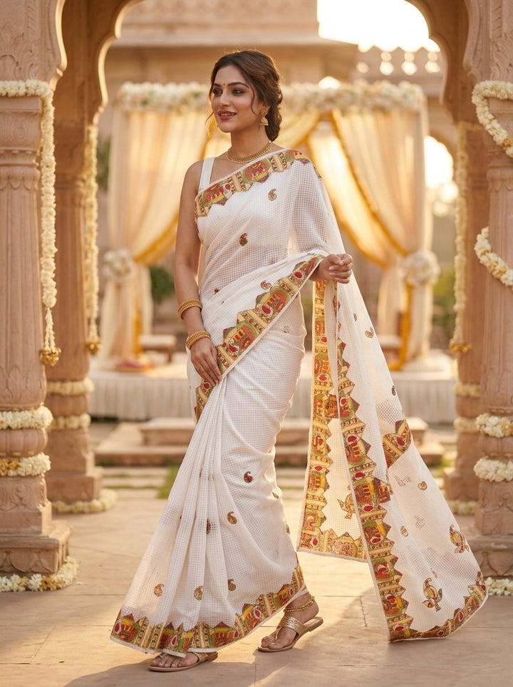 Canvas of Heritage Kota Saree