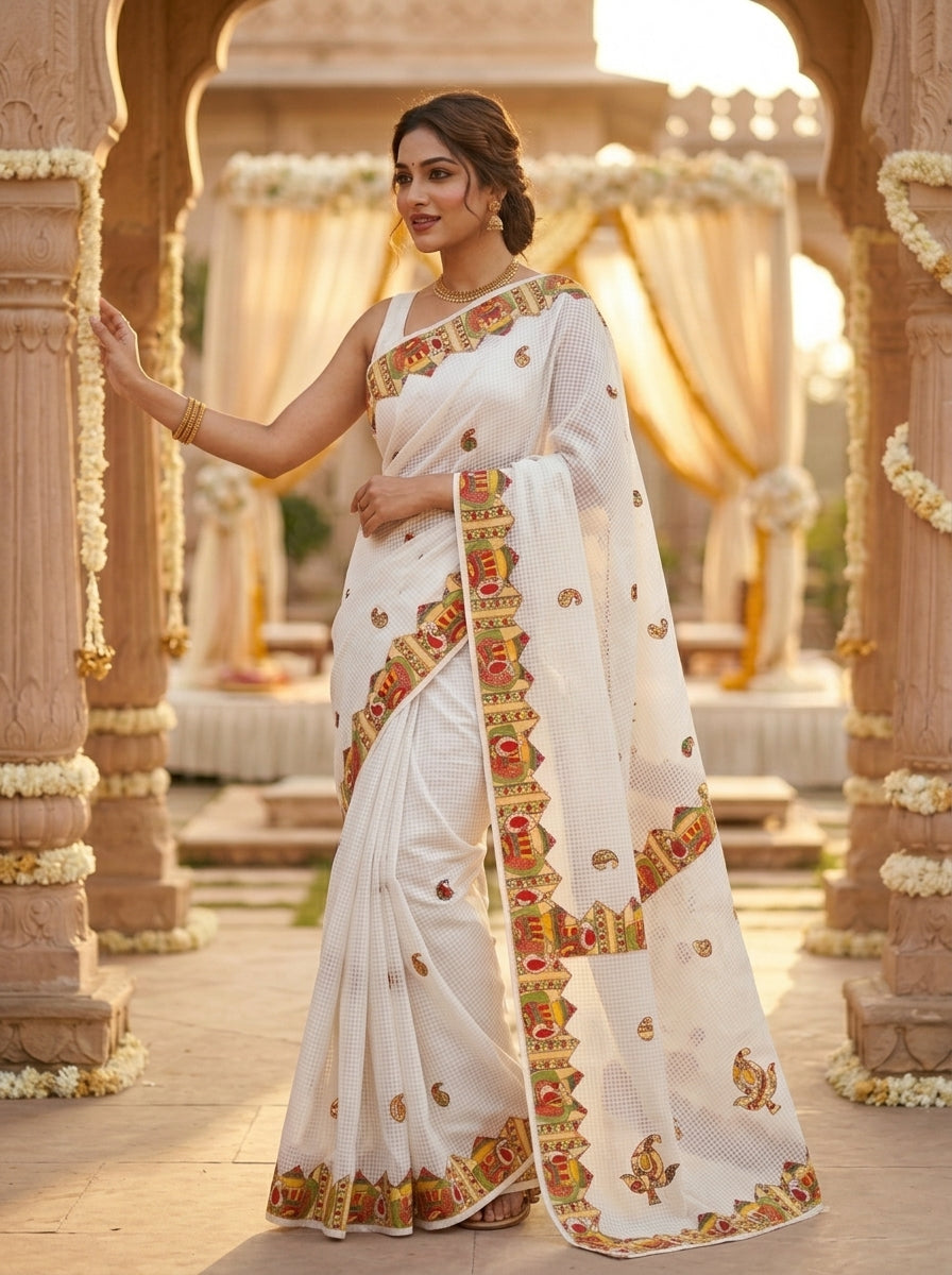 Canvas of Heritage Kota Saree