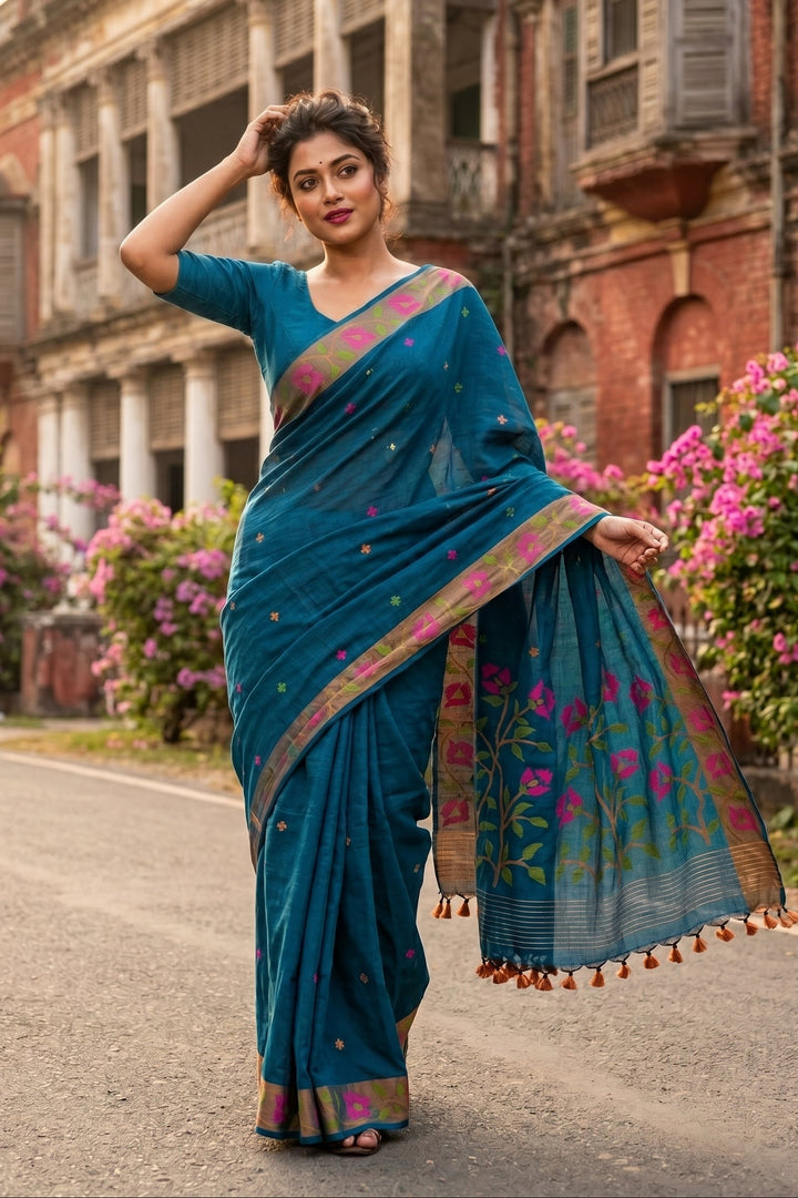 Madhabilata Dhakai Jamdani Saree