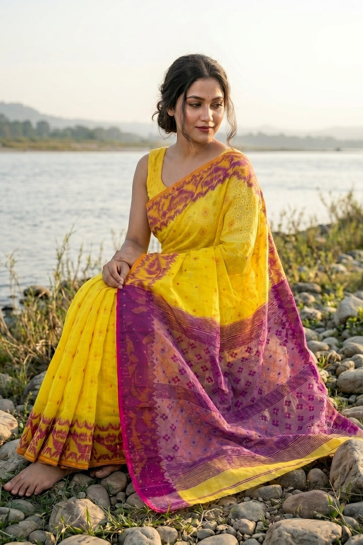 Nabarupa Bengal Jamdani Saree