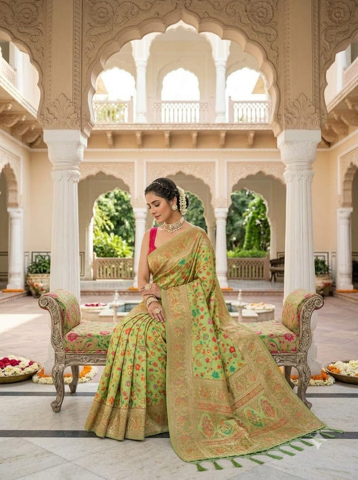 Royal Heirloom Pashmina Silk Saree