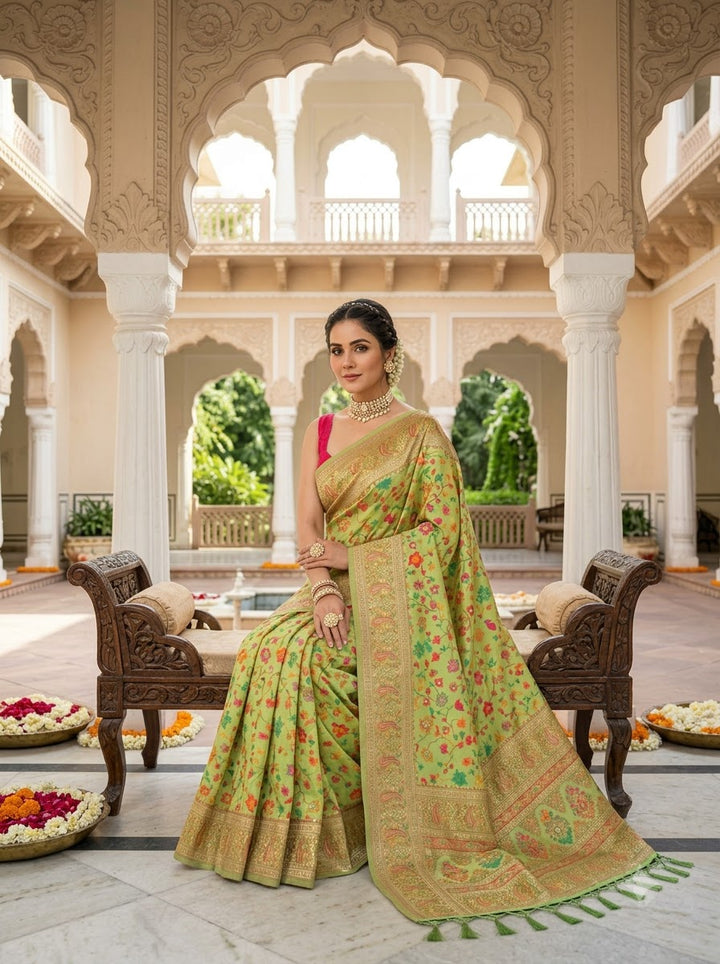 Royal Heirloom Pashmina Silk Saree