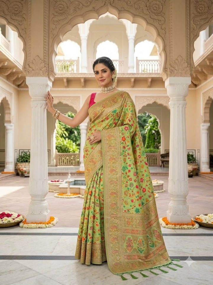 Royal Heirloom Pashmina Silk Saree