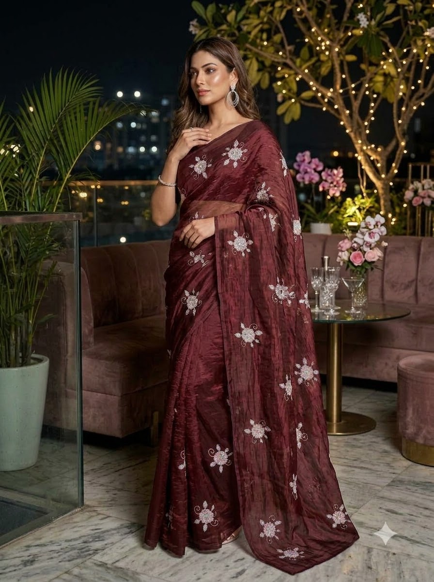 Eyes on Me Fancy Silk Saree